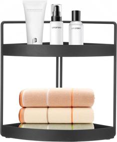 img 4 attached to Bathroom Countertop Organizer Cosmetic Standing Storage & Organization for Bathroom Storage & Organization