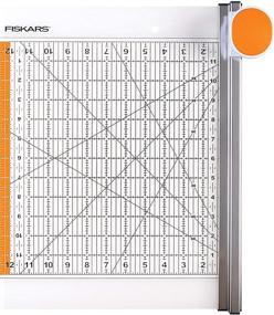 img 2 attached to 📏 Fiskars Rotary Ruler Combo: Efficient Fabric Cutting Tool, 12-Inch x 12-Inch, Clear