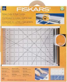 img 3 attached to 📏 Fiskars Rotary Ruler Combo: Efficient Fabric Cutting Tool, 12-Inch x 12-Inch, Clear