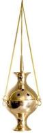 🔥 enhance your atmosphere with the stylish brass burners hanging censer/charcoal incense burner, 6" h logo