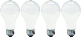 img 4 attached to GE Lighting HaloGEN Light Bulbs, A19 40-Watt, 430 Lumen, Medium Base, Soft White, 4-Pack, General Purpose White Bulbs, Replacement for 100-Watt Bulbs