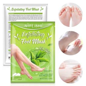 img 3 attached to Transform Your Feet with Foot Peel Mask 3 Pack - Say Goodbye to Cracked Heels, Dead Skin & Calluses - Reveal Baby Soft Feet and Achieve Smooth Skin - Effectively Repair and Remove Rough Heels, Dry Toe Skin