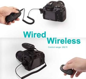 img 3 attached to 📷 Wireless Shutter Release Remote Control for Sony Alpha a7III, a9, a7RIII, a7RII, a7M3, a7M2, a7sII, A6000, HX300, RX100ii, RX100 V(A), RX100 VI, a850, a55, a67, a77, a99 - Replaces RM-L1AM and RM-SPR1