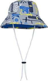 img 4 attached to 🧢 Tuga Boys Reversible Bucket Hats: Stay Stylish and Protected with UPF 50+ Sun Hats