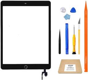 img 3 attached to JPUNG iPad Mini 3 Screen Replacement Glass Touchscreen Digitizer - Black (A1599 A1600) with Complete Repair Tools Kit & Camera Holder