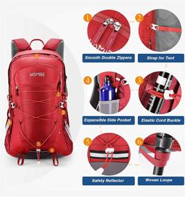 img 2 attached to Lightweight Backpack Camping Daypack Waterproof Outdoor Recreation for Camping & Hiking