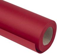 🔴 maroon red ruspepa kraft paper roll - 30" x 32.8ft - recyclable & versatile for wrapping, crafts, packing, floor covering, dunnage, parcel, or table runner logo