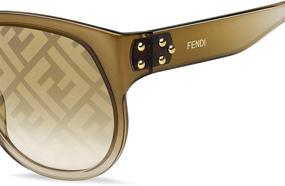 img 1 attached to 🕶️ Солнцезащитные очки Fendi FF0403 коричневого цвета: стильная очковая оправа для модного образа