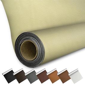 img 4 attached to LOGIANIS Leather Repair Patch: Waterproof Self Adhesive DIY Stickers for Couch, Car Seats, Sofas, Furniture, Bags - Large 17X48 Inch Beige Patches