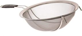 img 1 attached to 🍳 LiveFresh 9-inch Large Stainless Steel Fine Mesh Strainer - Chef's Tool for Commercial and Home Kitchens