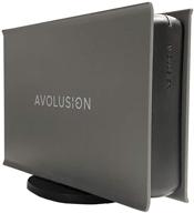 avolusion pro-5x серия 4тб usb 3.0 внешний игровой жесткий диск для xbox one - оригинальный, s и x (серый) логотип