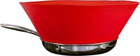 img 4 attached to 🍳 Frywall 12 - Large Size - Red Splatter Guard, Featured on Shark Tank