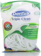 enhance your dental care with dentek triple clean floss picks logo