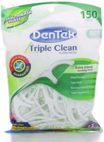 img 1 attached to Enhance Your Dental Care with DenTek Triple Clean Floss Picks