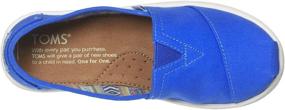 img 2 attached to TOMS Kids Classics Loafers for Little Big Boys' Shoes