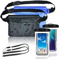 🏞️ sitake 4-piece set of waterproof pouch bags: 2 adjustable waist pouches + 2 phone cases for kayaking, swimming, and travel логотип