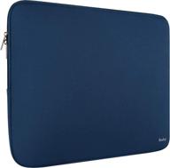 13 inch resistant neoprene laptop sleeve - dark blue macbook pro/air, notebook computer case логотип