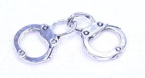 img 2 attached to 💎 Stylish Silver Handcuff Charm for Jewelry or Paracord - 10 Pack - Enhance Your Accessories with a Chic Twist!