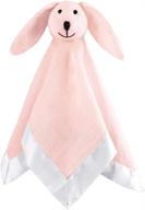 🐰 aden + anais essentials classic lovey, pink bunny, muslin cotton logo