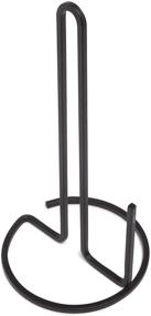 img 1 attached to 🧻 Medium Black Metal Umbra Squire Paper Towel Holder Stand – Kitchen or Bathroom Countertop Dispenser