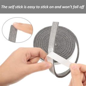 img 1 attached to 🔥 High Temperature BBQ Smoker Gasket Seal Strip, Self-Adhesive Grill Tape - 7.5 Ft Length, 1/2 Inch Width, 1/8 Inch Thickness (Grey, Pack of 2)