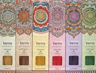 exquisite 6 set premium incense sticks pack: lavender, patchouli, vanilla, sandalwood, jasmine, rose, and glittering holders - 240 sticks included! логотип