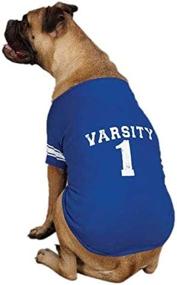 img 1 attached to Stylish Zack & Zoey Americana Pet Tee Shirt Varsity for Your Beloved Pet