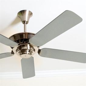 img 3 attached to 🌀 Solid Gray Blade Cover Decoration for Fancy Blade Ceiling Fan Accessories