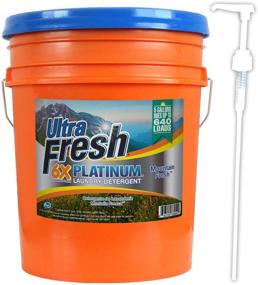 img 4 attached to 🏔️ Ultra Fresh Platinum Mountain Fresh HE Liquid Laundry Detergent: Concentrated Power for 640 Loads!