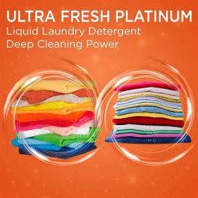 img 2 attached to 🏔️ Ultra Fresh Platinum Mountain Fresh HE Liquid Laundry Detergent: Concentrated Power for 640 Loads!