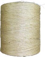 🌾 sgt knots unoiled sisal twine - organic fiber string for craft beer brewing, cucumber twine, agriculture & more (100ft, tan) logo