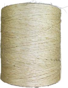 img 3 attached to 🌾 SGT KNOTS Unoiled Sisal Twine - Organic Fiber String for Craft Beer Brewing, Cucumber Twine, Agriculture & More (100ft, Tan)