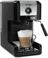 ☕️ аутентичная помповая кофемашина: mr. coffee easy maker, chrome/black (6 частей) логотип