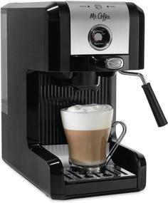 img 4 attached to ☕️ Аутентичная помповая кофемашина: Mr. Coffee Easy Maker, Chrome/Black (6 частей)