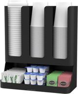 ☕ organize your breakroom essentials with the mind reader 6 compartment upright coffee storage organizer логотип