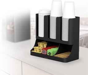 img 3 attached to ☕ Organize Your Breakroom Essentials with the Mind Reader 6 Compartment Upright Coffee Storage Organizer