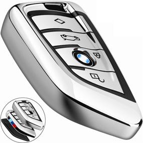 img 4 attached to 🔑 Кожух для ключа COMPONALL для BMW 2 5 6 7 Series X1 X2 X3 X5 X6 - кейс для ключа