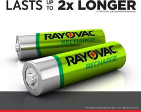 img 2 attached to Rayovac AA Rechargeable Batteries with Smart Charger - 4 Pack Battery Charger Bundle