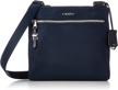 tumi voyageur crossbody shoulder satchel women's handbags & wallets logo