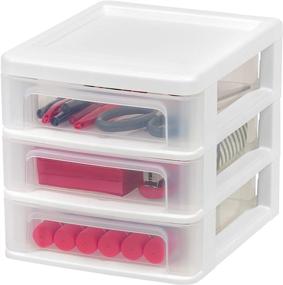 img 3 attached to Enhance Organization with the IRIS USA, Inc. 587601 CDD-XS3 Desktop Drawer