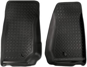 img 4 attached to Husky Liners 30521: Однотонные коврики для пола Jeep Wrangler Classic 2007-2013 гг. в черном цвете - Улучшенный поисковый оптимизатор