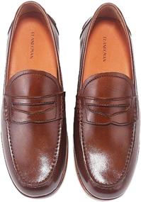 img 2 attached to 👞 ELANROMAN Handcrafted Italian Loafers: Exquisite Business Men's Shoes