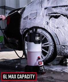 img 2 attached to 🚘 Adam’s 6 Liters IK Pressure Foam Sprayer - Car Cleaning Kit for Car Wash, Detailing, with Car Wash Soap, Wheel Cleaner, Tire Cleaner, Rim - Water Sprayer for Lawn, Garden, Weeds
