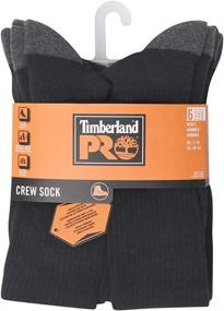 img 2 attached to 🧦 Ultimate Comfort and Durability: Timberland PRO Men's 6-Pack Performance Crew Length Socks