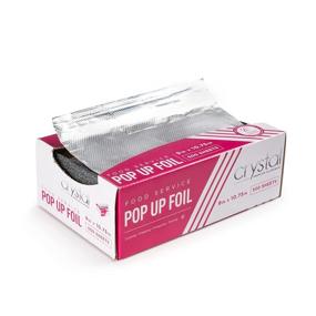 img 4 attached to 🍽️ Crystalware FPU9103000B Premium Aluminum Foil Pop Up Sheets- 500 Count, 9" x 10.75" for Ultimate Convenience and Freshness