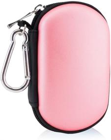 img 3 attached to 🌸 Keep Your Electronic Accessories Safe and Stylish with Wolven Universal Waterproof Shockproof Organizer Holder - Pink