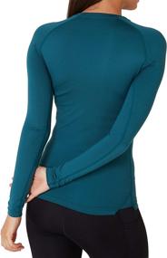 img 3 attached to TCA Women's SuperThermal Long Sleeve Performance Base Layer: The Ultimate Running Training Top