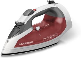 img 3 attached to 🌬️ Black & Decker ICR07X Xpress Steam Cord Reel Iron - White/Red - Compact and Convenient
