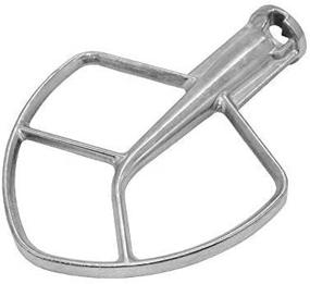 img 1 attached to AMI PARTS K5ABB Coated Flat Beater: Compatible with 🧇 W10807813, 9707670 | Fits K4, K5, KP50, KSM5, KSM50 and more