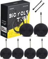 🚴 pack of 6 fanspro road bike inner tubes, 700 x 23-25c, 60mm presta valve - premium quality butyl tube + 2 tire levers included logo